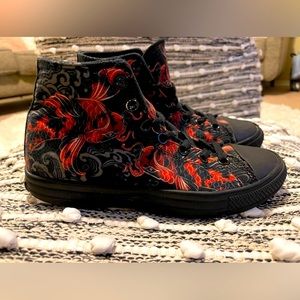 High Top Canvas Sneakers